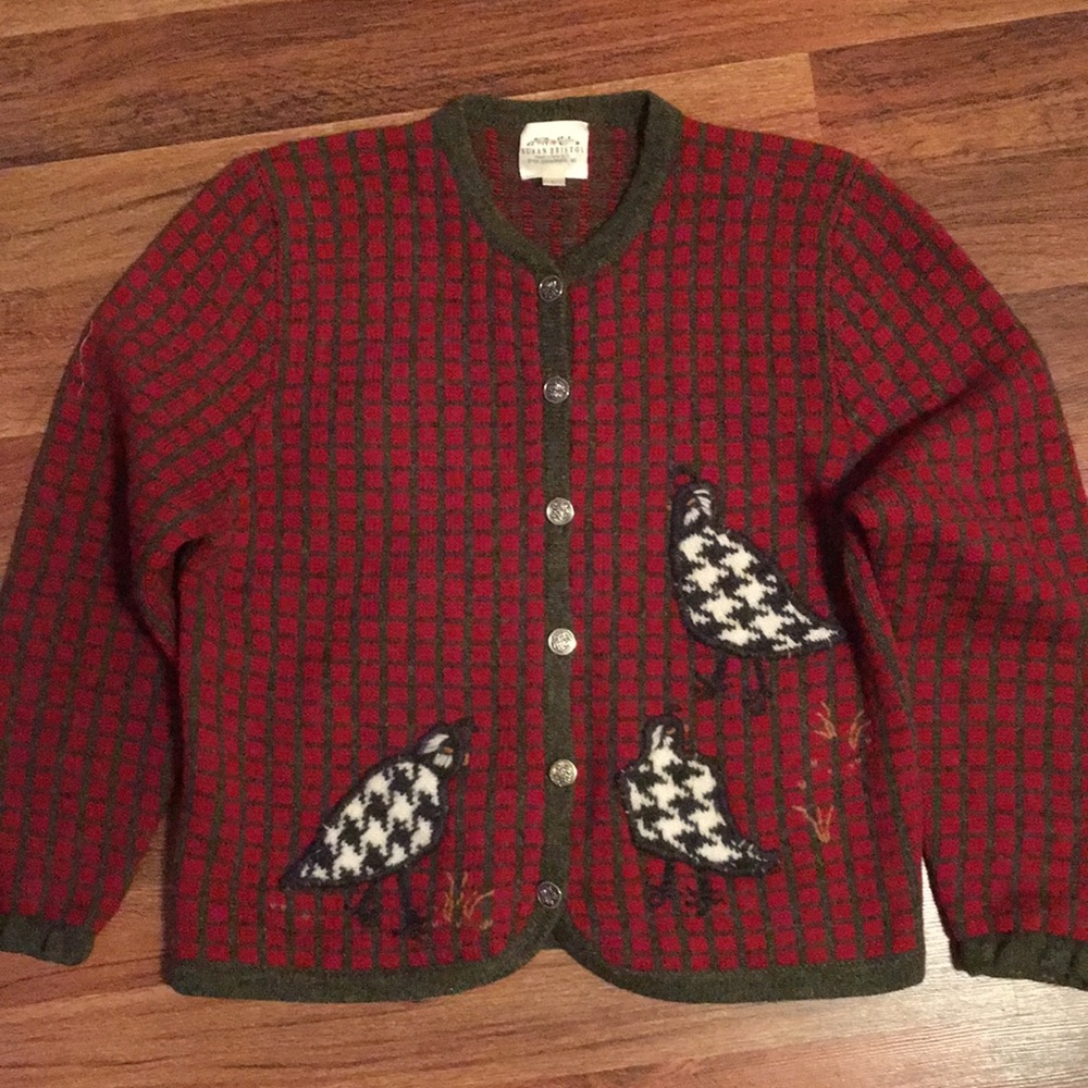 Susan Bristol Christmas sweater